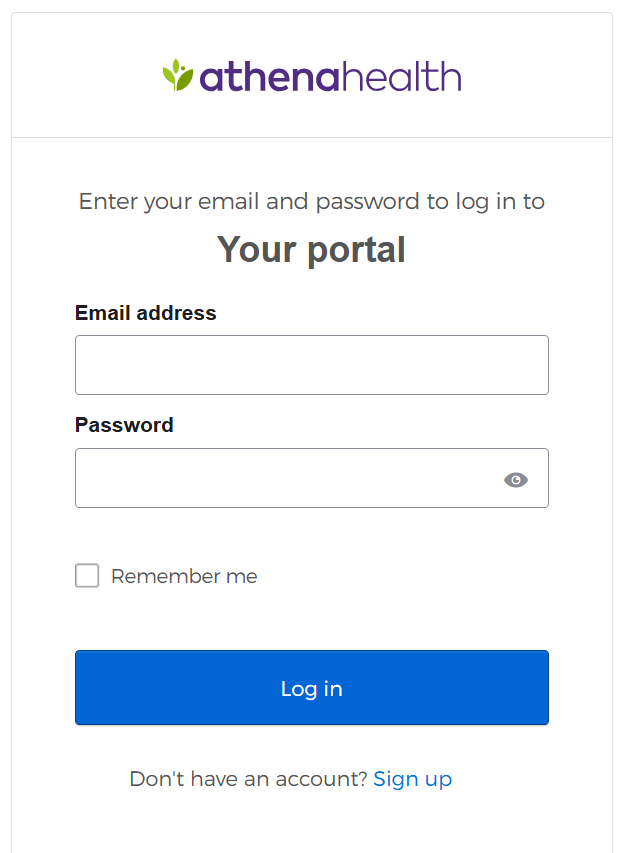 athena-patient-portal-login